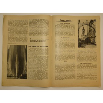 Welt und Leben, Nr.6, Settembre 1938, di 16 pagine. Espenlaub militaria